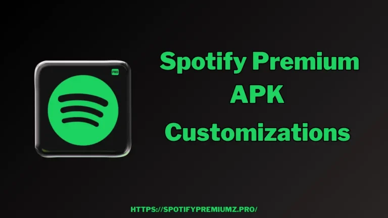 Spotify Premium APK customization