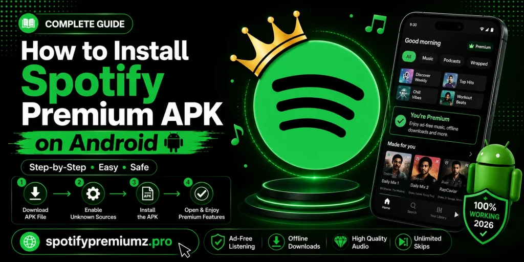 How to Install Spotify Premium APK on Android (Complete Guide)