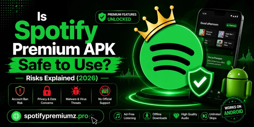 Is Spotify Premium APK Safe to Use? Risks Explained (2026)
